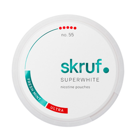 Skruf Superwhite No.55 Fresh Mint Ultra Strong