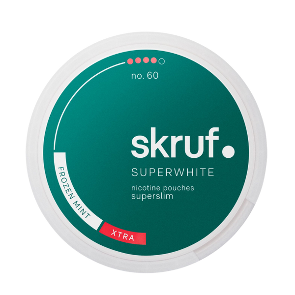Skruf Superwhite No.60 Frozen Mint Xtra Strong